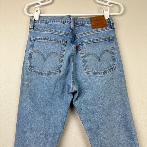 Levi's Premium Wedgie Straight Fit Jeans 27 Distressed - Picture 5 of 15